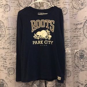 Roots Long Sleeve Tee Size XL